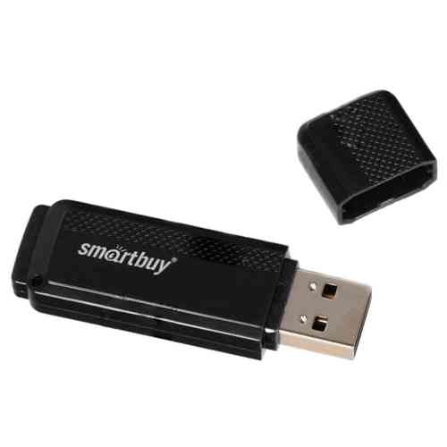 SMARTBUY Flash drive USB3.0 64Gb Dock, Black, R45Mb/s, W12Mb/s, RTL