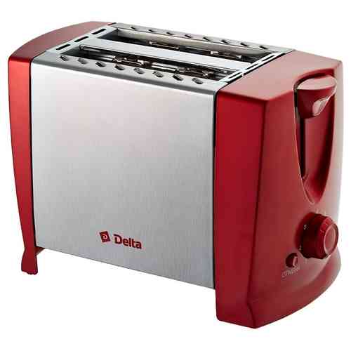 DELTA DL-073 нерж красный тостер
