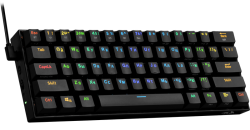 Механическая клавиатура redRAGON Draconic RU,RGB, bluetooth 5.0, Black