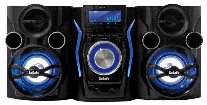 Музыкальный центр BBK AMS 110BT черный/темн. синий