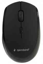 GEMBIRD MUSW-354, черный, бесш.клик, soft touch,3кн.+колесо-кнопка, 2400DPI Бес мышь