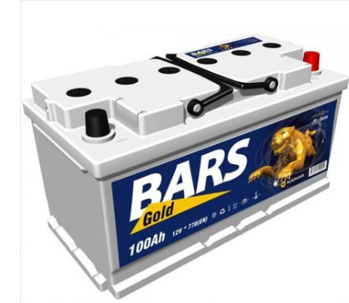 BARS GOLD (Казахстан) 100 Ач обратная полярность Автомобильный аккумулятор