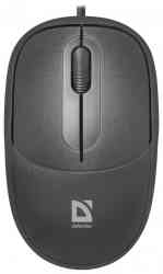 DEFENDER Datum MS-980 черный,3 кнопки,1000dpi, USB мышь