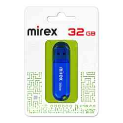 MIREX Flash drive USB2.0 32Gb Candy, 13600-FMUCBU32, Blue, RTL
