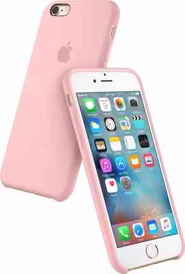 Силиконовый чехол Apple Case Pink для iPhone 6/6s