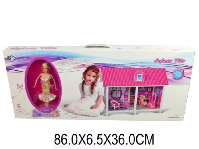 Дом для куклы в наборе с куклой 29см, кор. 66882/632958