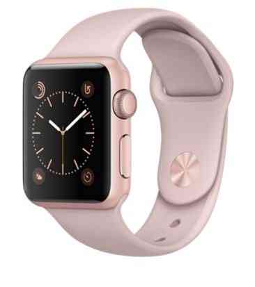Apple Watch Series 2 38mm Rose Gold Aluminum with Pink Sand Sport Band