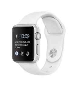 Apple Watch Series 2 38mm Silver Aluminum with White Sport Band