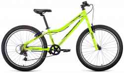 FORWARD TITAN 24 1.0 (24' 6 ск. рост. 12') 2022, ярко-зеленый/темно-серый, RBK22FW24841 Велосипед