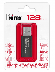 MIREX Flash drive USB3.0 128Gb Unit, 13600-FM3UB128, Black, RTL