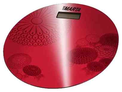 MARTA MT-1662 напольные красный весы
