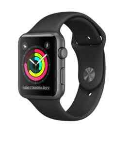 Apple Watch Series 2 42mm Space Gray Aluminum with Black Sport Band