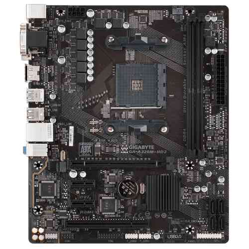 GIGABYTE AM4 GA-A320M-HD2 PCI-Ex16, 2*DDR4, SATA3 RAID, DVI/HDMI/VGA, USB3.1, mATX RTL