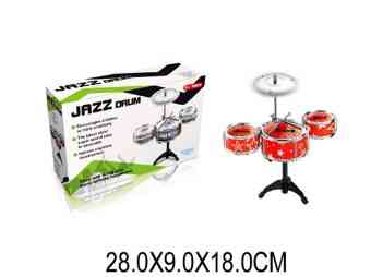 Барабанная установка Джаз-3, 3 барабана, 1 тарелка, 2 палочки., TH688-2/632718