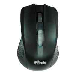 RITMIX RMW-555 black, 1000dpi, 2 кнопки, USB, цвет черный Бес мышь