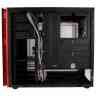 Case INWIN Miditower BWR146 IW-703 Black/Red, ATX, no PSU, LED fun 120mm, USB3.0, audio