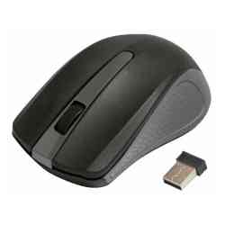 RITMIX RMW-555 black/grey, 1000dpi, 2 кнопки, USB, цвет черный с серым Бес мышь