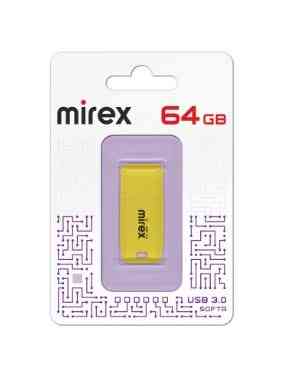 MIREX Flash drive USB3.0 64Gb Softa, 13600-FM3SYE64, Yellow, RTL