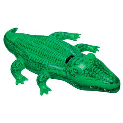 INTEX 58546 Надувная игрушка-наездник 168х86см 'Крокодил' от 3 лет