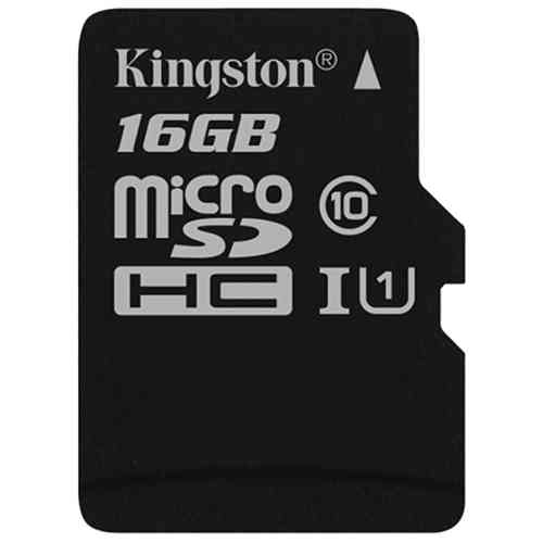 KINGSTON MicroSDHC 16Gb Class10 Без адаптера RTL