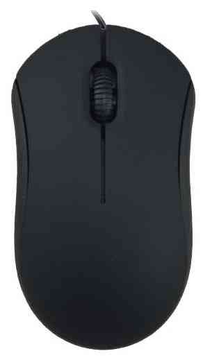 RITMIX ROM-111 black, 800DPI, 2 кнопки, USB мышь