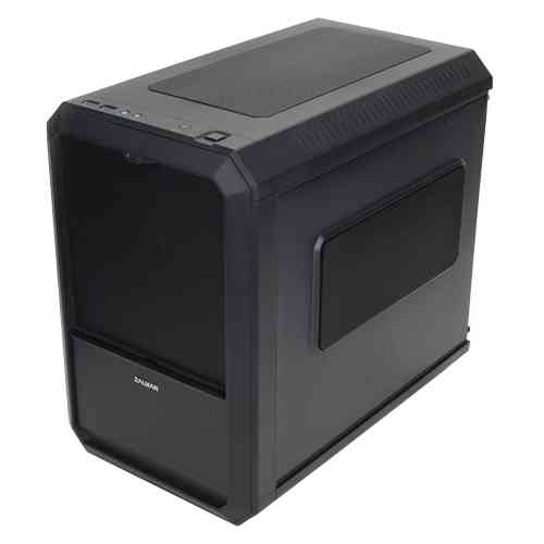 Case ZALMAN Minitower ZM-M1 Black, No PSU, Mini-ITX, LED fun, 2*USB3.0, Audio