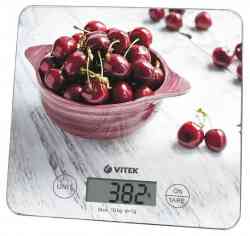 VITEK VT-8002 (W) черешня весы кухонные