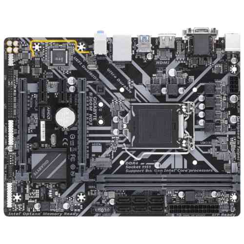 GIGABYTE S-1151 B360M HD3 PCI-Ex16, 4*DDR4, SATA3/M2, DVI-D/HDMI/VGA, USB3.0, mATX RTL