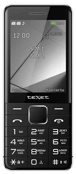 TEXET TM-425 цвет черный