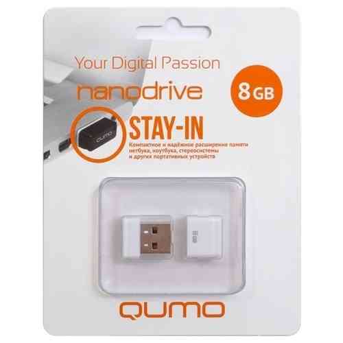 QUMO 8Gb Nano Black USB 2.0