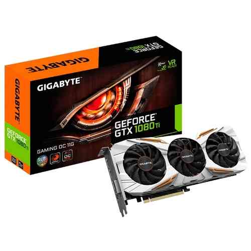 GIGABYTE GeForce GTX 1080 Ti GAMING1544Mhz PCI-E 3.0 11264Mb 11010Mhz 352 bit DVI HDMI Видеокарта