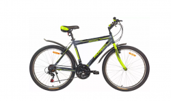 Велосипед PIONEER Pilot 26"/ 2020-2021 gray-green-black