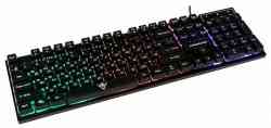NAKATOMI Gaming KG-23U black RGB-подсветка, USB, черная клавиатура