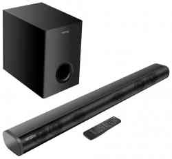 Саундбар GINZZU GM-503 2х20W+30W/HDMI/RCA/Optical/BT/USB/ДУ