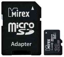 MIREX MicroSDHC 32Gb Class10 UHS-I 104Mb/s + Адаптер, RTL
