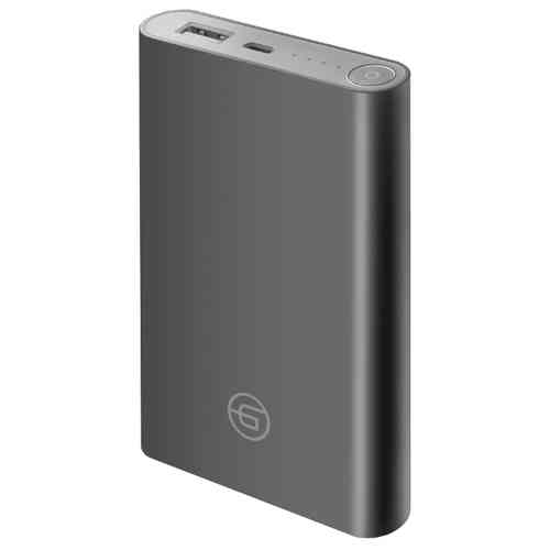 Внешний аккумулятор Ginzzu GB-3908B 8000mAh/5V/2,4A, черный