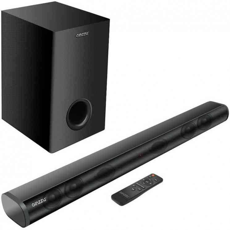 Саундбар GINZZU GM-504 2х30W+60W/HDMI/RCA/Optical/BT/USB/ДУ