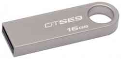 KINGSTON 16Gb Data Traveler DTSE9H/16GB Металлический корпус USB 2.0 RTL USB Flash drive