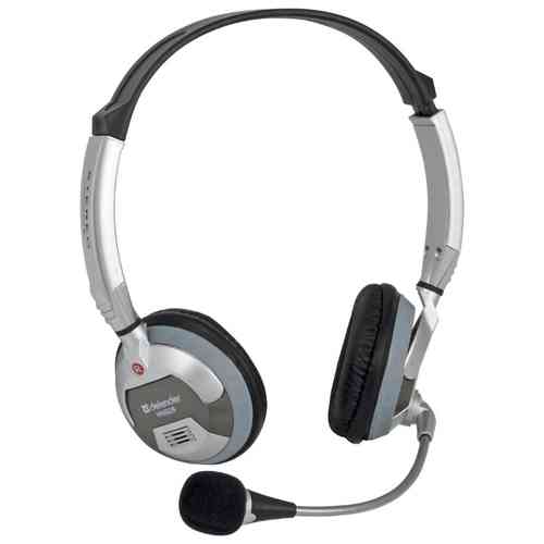 DEFENDER Компьютерная гарнитура Phoenix 928 серый, кабель 3 м