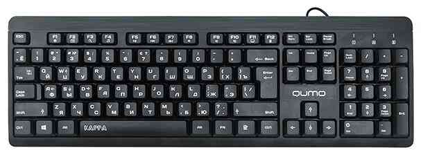 QUMO Kappa K17 Black USB офис клавиатура