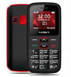 teXet TM-B217 черный-красный мобильный телефон