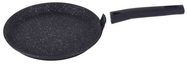 KUKMARA СБМТ220-1А Сковорода блинная 22 см, съем. ручка
