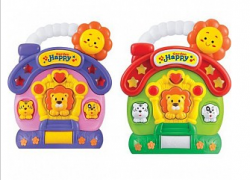 Домик Счастливые друзья, свет, звук, батар.не вх.в компл., в асс-те, кор. Y47888097/61808 (1)