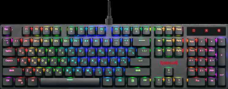Механическая клавиатура redRAGON Apas RGB, тонкая,104 клавиши