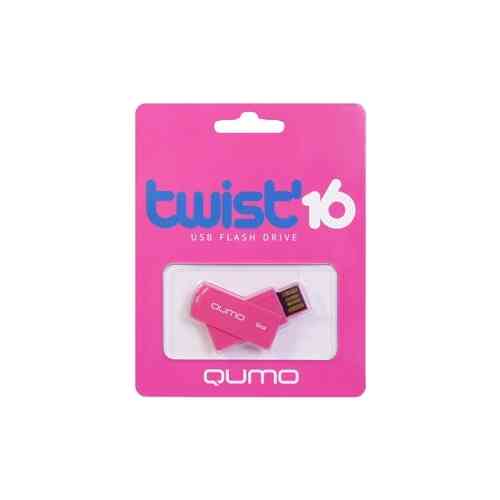 QUMO Flash drive USB2.0 16Gb Twist, Cobalt, RTL