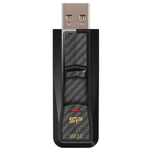 SILICON POWER Flash drive USB3.0 16Gb Blaze B50, Black Carbon, R40Mb/s, W20Mb/s RTL