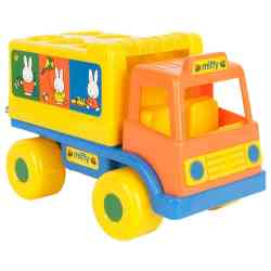 Логический грузовичок Миффи с 6ю кубиками №1 64394 (12/1)