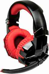 DIALOG Игровая гарнитура HGK-34L7.1 Gan-Kata - с объемным звуком 7.1 и подсветкой,черно-красная