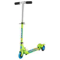 FOXX Smooth Motion сталь PVC колеса100мм (2колеса сзади, 1колесо спереди) зеленый Самокат городской