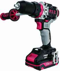 P.I.T. PSB20H-13D/1 X-DRIVER (20В,75Нм, АКБ 2АЧ,ЗУ, кейс) Дрель аккумуляторная ударная бесщет